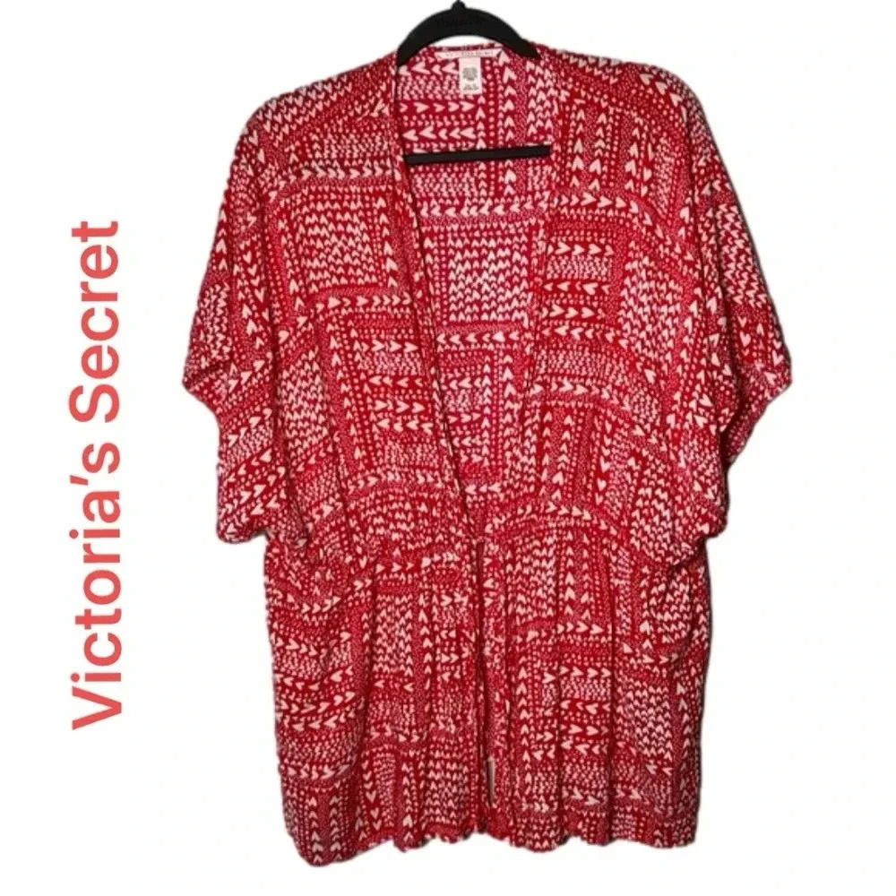 Victoria’s Secret Heart Valentine’s Day Duster Cardigan